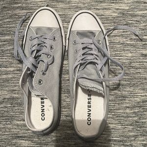 Grey converse women’s size 10